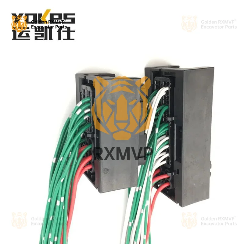 For Excavator Parts Pc200-8mo 4hk1 6hk1 Controller Computer Board Plug 80 Pin Ecu Connector Wire Harness For Komatsu