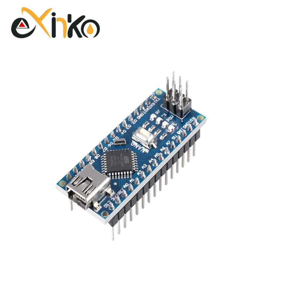 1-10pcs Nano 3.0 With the bootloader compatible controller CH340 USB driver Mini / Type-C / Micro 16Mhz ATMEGA328P for Arduino