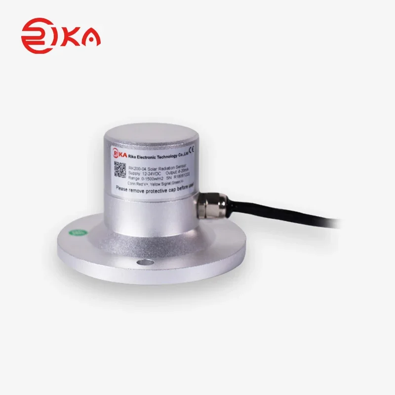 Rika RK200-04 0-5V/4-20mA/RS485 Class 2 Solar Radiation Sun Irradiation Sensor Albedometer for PV Solar Module Monitoring System