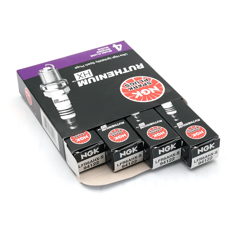 NGK Ruthenium HX High Ignitability Spark Plug LFR6AHX-S 94122 For Acura BMW Honda Lexus Lotus Subaru Toyota Volvo and so on
