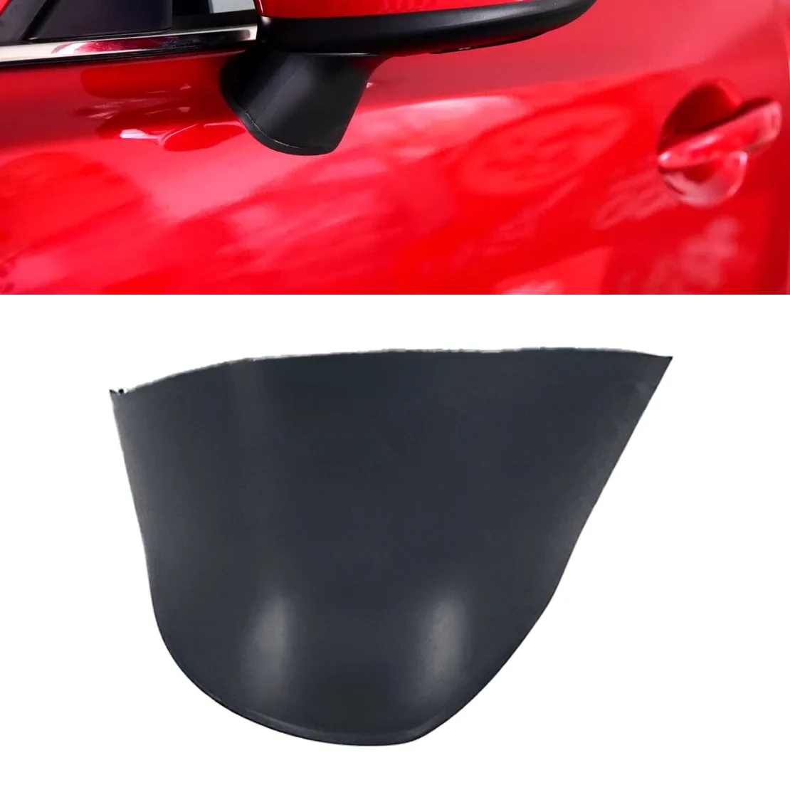 Car Left Side Door Wing Rear View Mirror Base Plate Triangle Lower Cover Cap fit for Mazda 3 Axela 2014 2015 2016