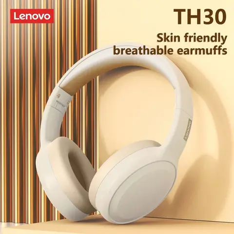 Original Lenovo th30 wireless headphones Bluetooth earphone 5.0 foldable headset sport headphone game Fone Bluetooth earbuds