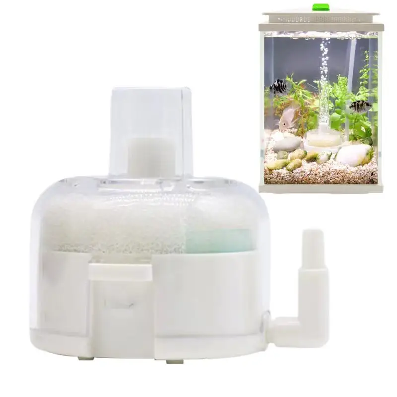 Mini Aquarium Sponge Filter Detachable Submersible Fish Tank Internal Filters Mini Aquarium Water Goblin Biochemical Filter