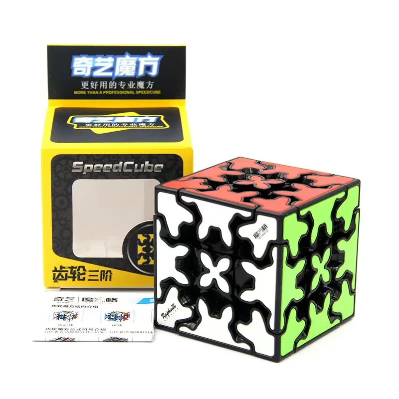

Qi Yi Gear 3x3x3 Magic Cube — профессиональная игрушка-головоломка Speed Cubing с цилиндром-пирамидой и сферическими функциями серии Mofangge