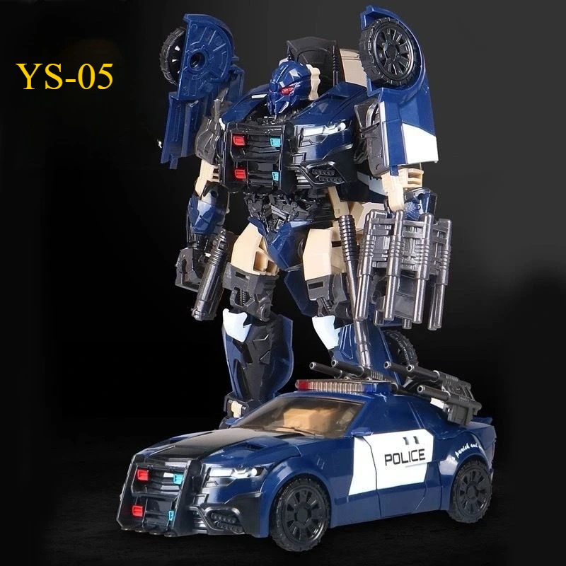 18CM Transformation TAIBAI YS05 Polizist Auto Roboter Barrikade Action Figur Modell Sammlung Transformation Spielzeug Geschenke