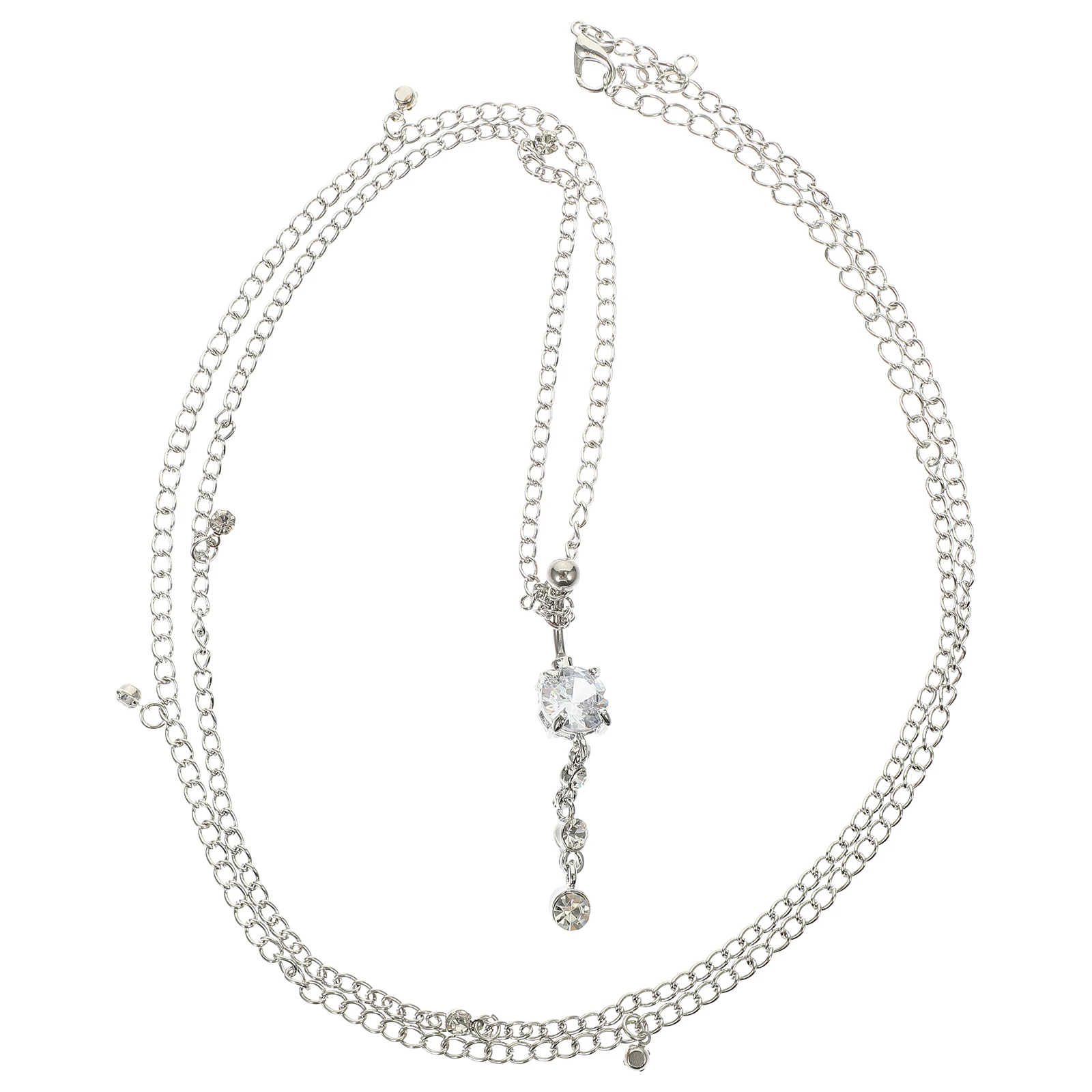 

Belly Ring Ornament Navel Jewelry for Women Waist Chain with Body Ladies' Piercing