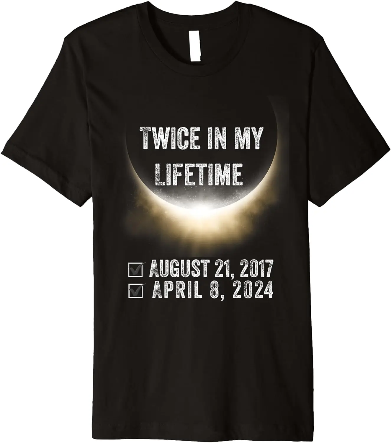2024 Shirt Twice in my lifetime Solar Eclipse Premium T-Shirt
