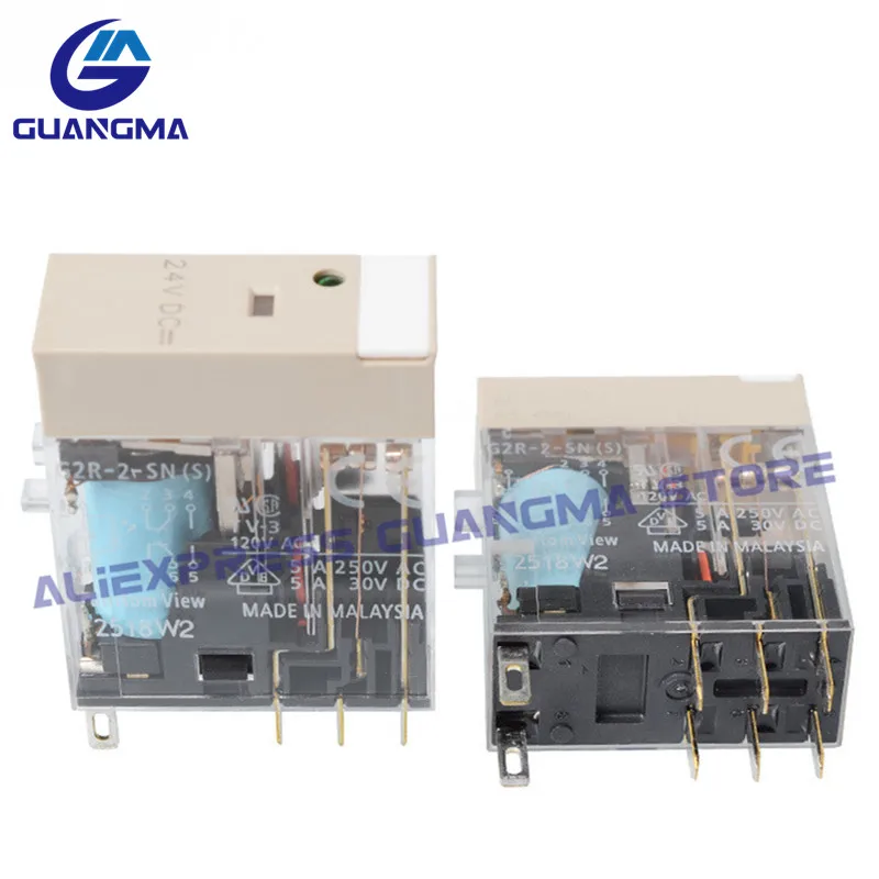 Imagem -04 - Pcs G2r1-snds G2r-1-snds G2r-1-sndi G2r-1-sni G2r-1-sni G2r2-sn G2r-2-sni s Dc24v Ac220v Ac110v Ac230v 8pin 10