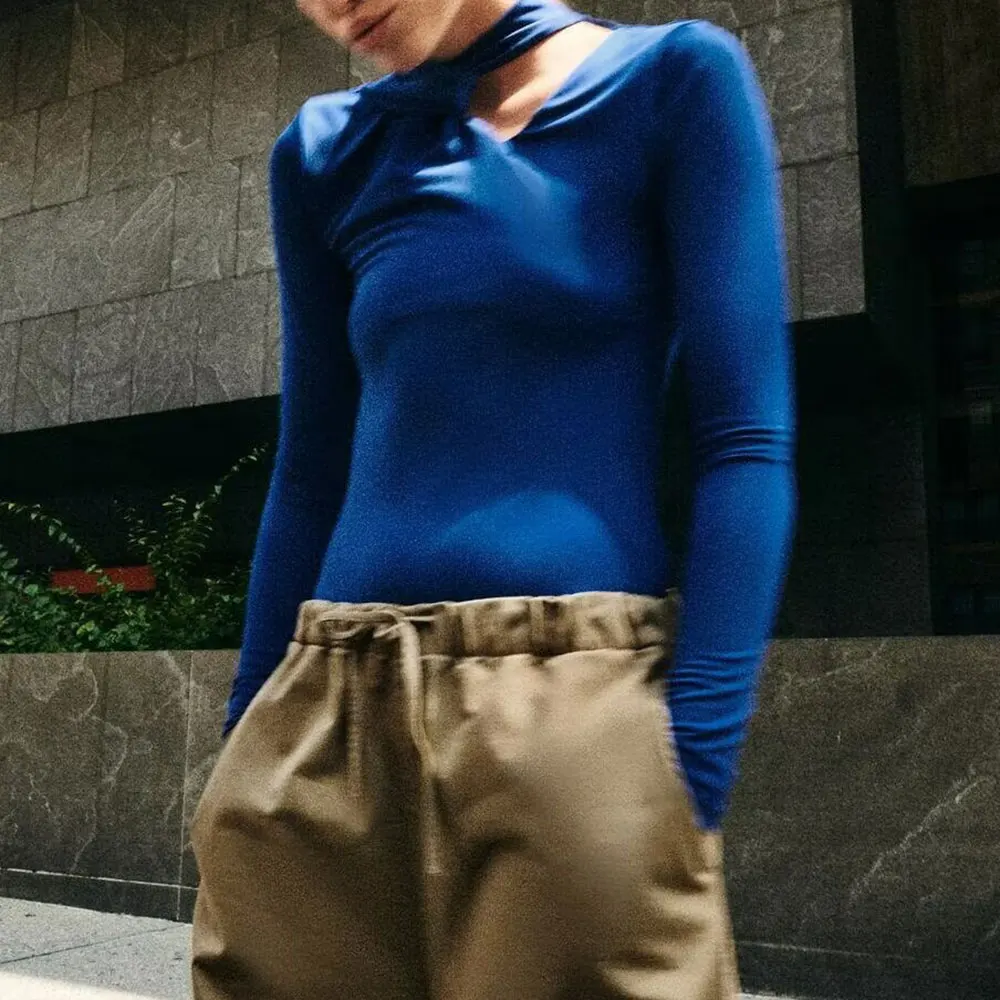 Cross-Border European and American Clothing Aliexpress Popular Fashionable and Sexy Hollow Jumpsuit