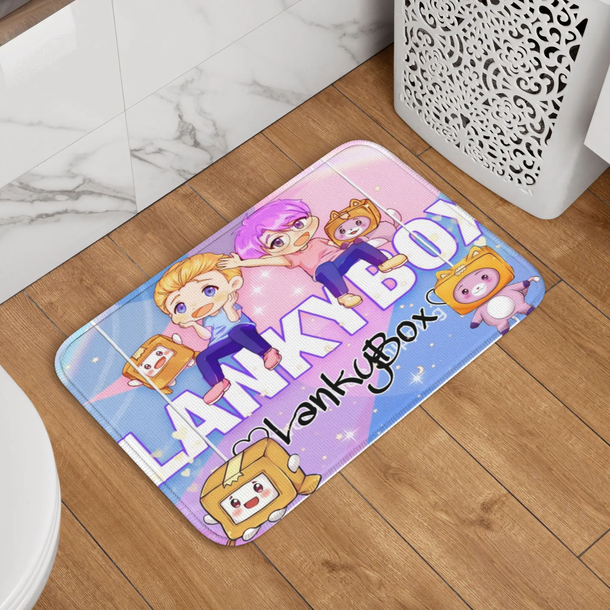Custom Game Lanky Box Fashion Anime Cartoon  Doormat Non-Slip Bath Kitchen Mat Bedroom Balcony Door Floor Entrance Carpet Rug