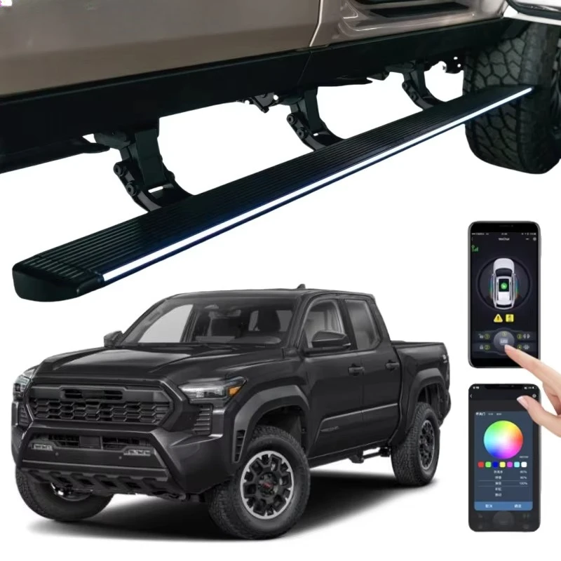 

2024 2025 4th Gen Tacoma Double Cabin Trd Pickup Truck Auto Electric Side Foot Steps Power Running Boards