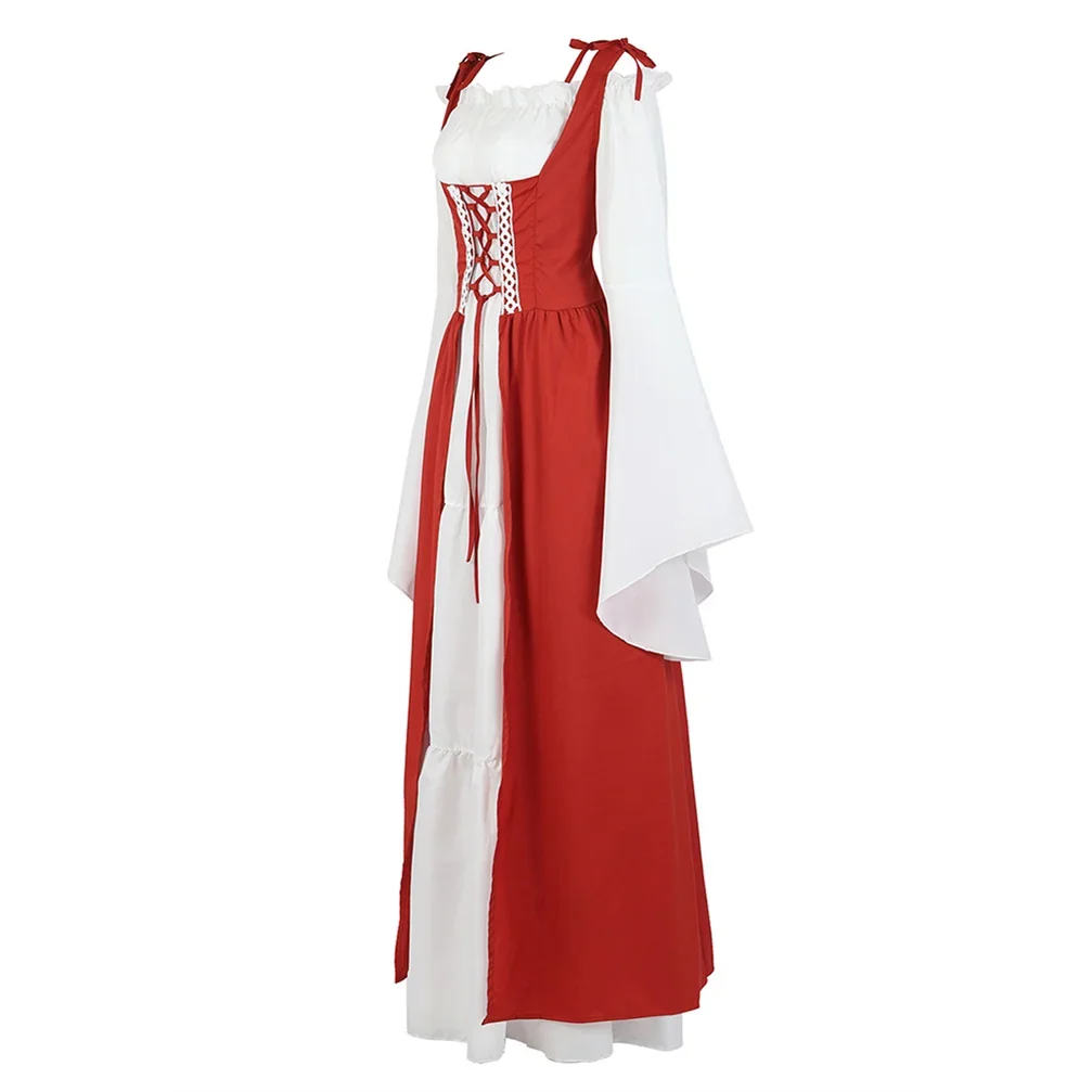 Vestido irlandés renacentista para mujer, traje Medieval femenino, vestidos victorianos, traje de actuación, Disfraces de Halloween de Cosplay