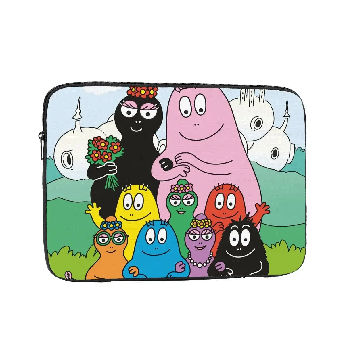 Les Barbapapa Family Laptop Bag Case for Macbook Air Pro 12 13 15 17 Inch Notebook Sleeve Case Cute Cartoon Shockproof Case Bag