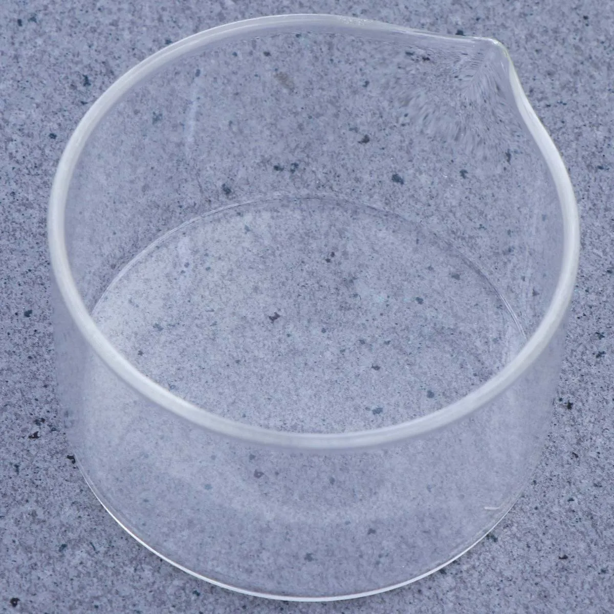 

Glass Crystallizing Dish Flat Bottom Heat Resistant Thickened Spout Suitable for School Lab Home Crystallizing Accessory