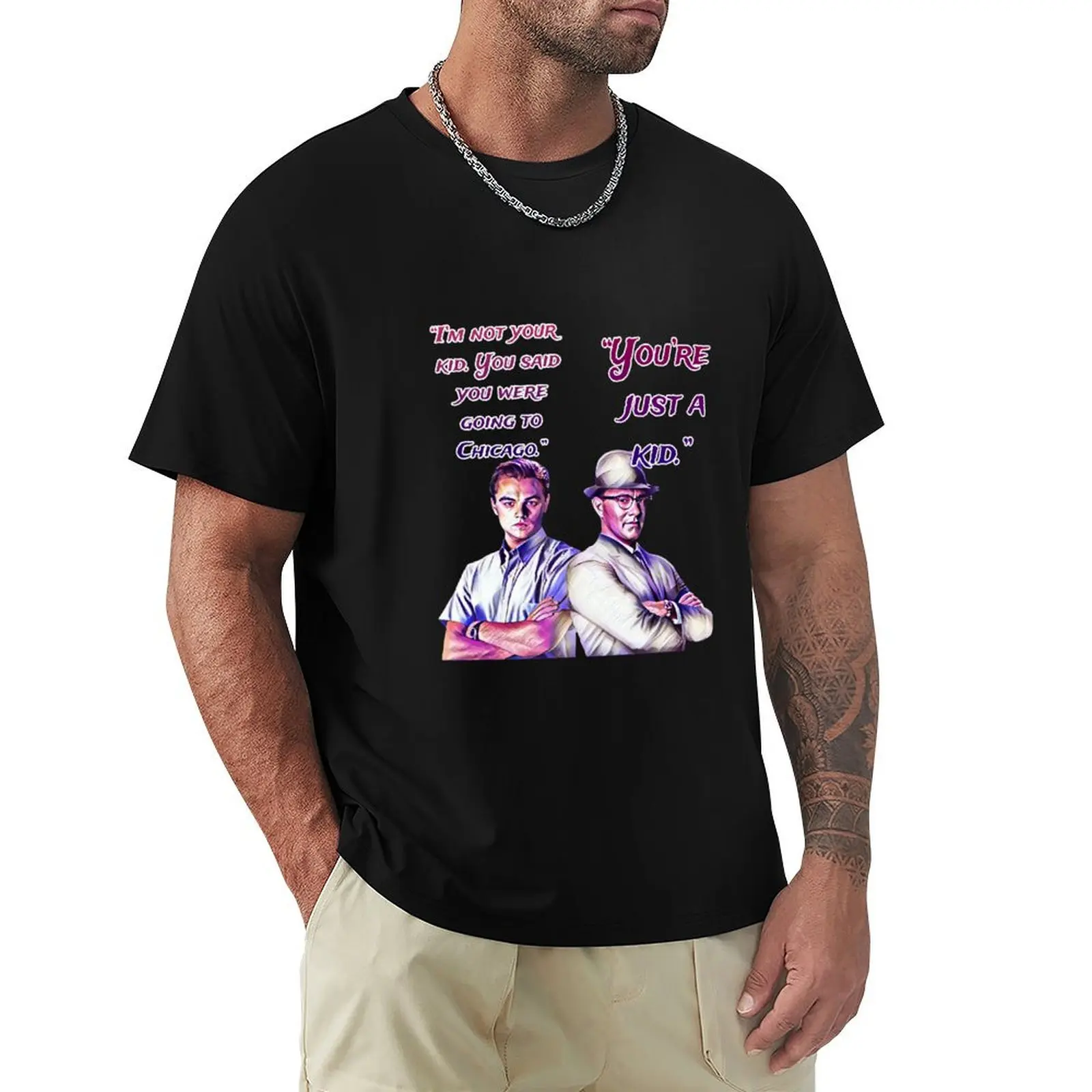 Catch Me If You Can (2002) Movie T-Shirt Dry Fit Running Short Sleeve Top