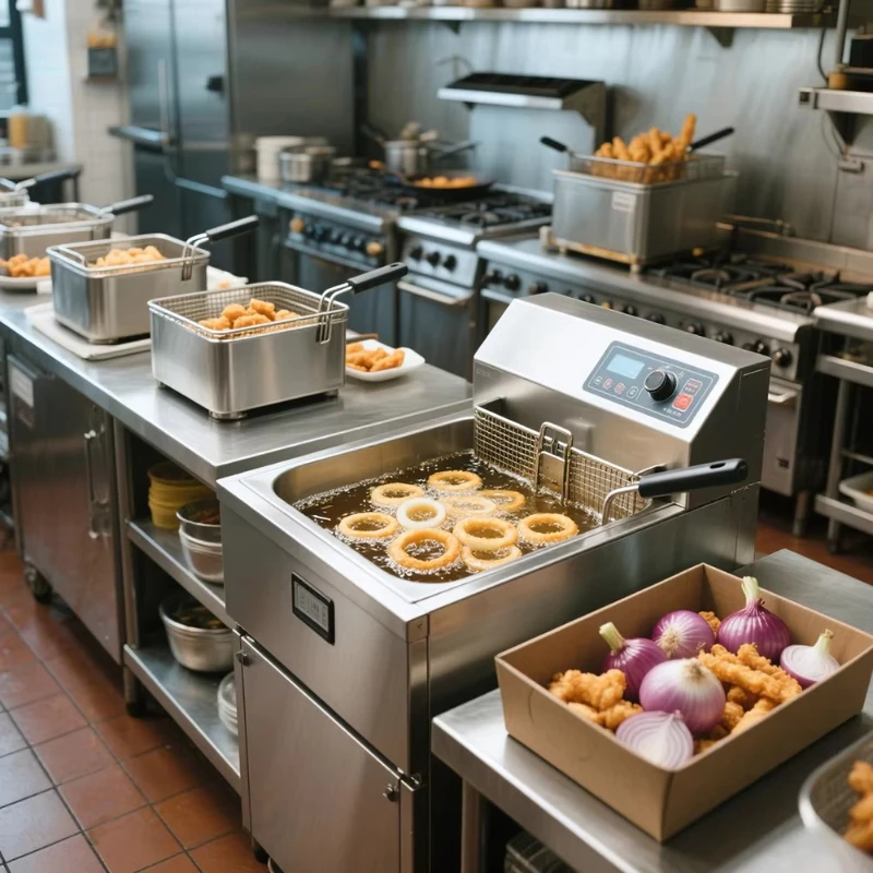 Stainless Steel Restaurant Hotel Kitchen Equipment Commercial Cooking Machinery for Chicken Fish Shop