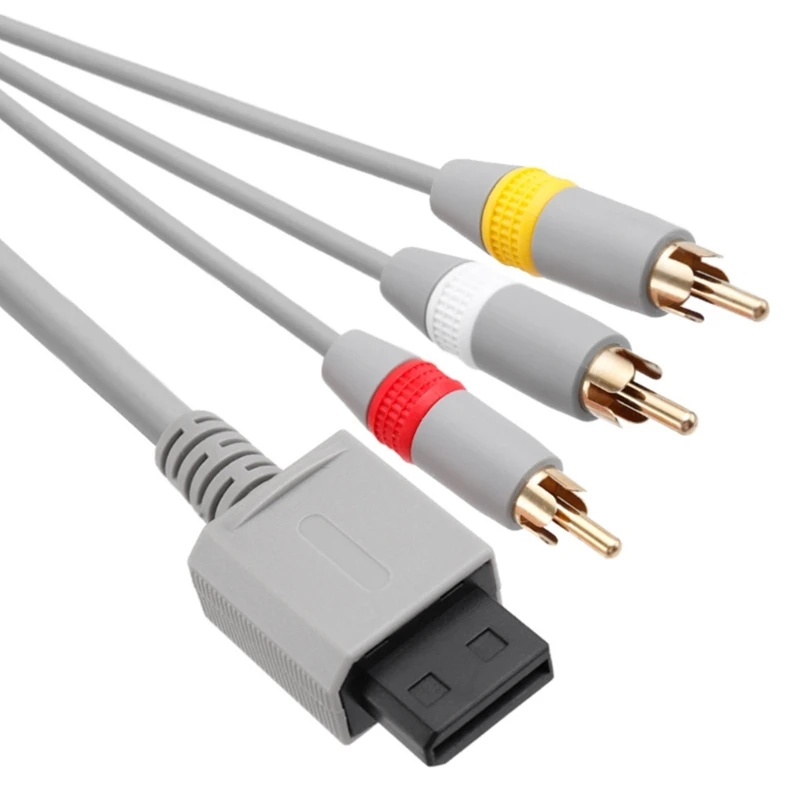 Video Composite Cable Cord 1.8m Game Console Component Wire Line for /for   HDTV Connector Cable