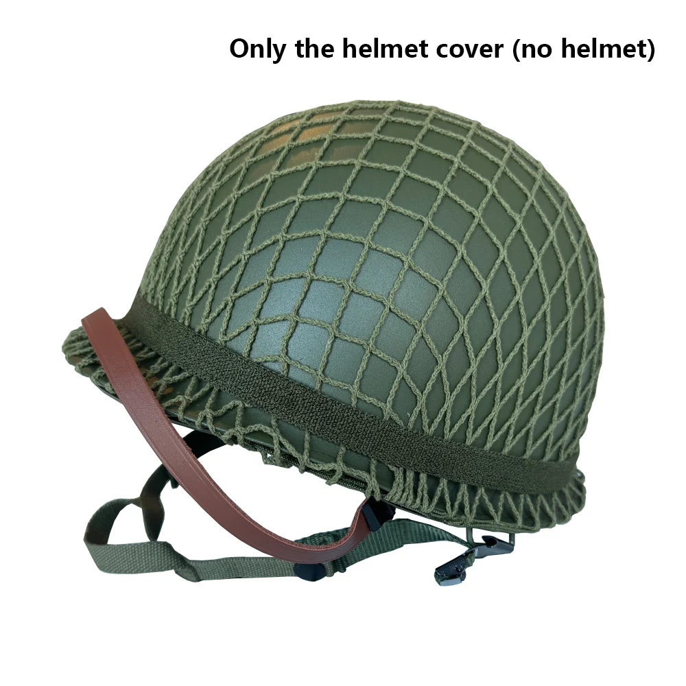 WWII WW2 Helmet Mesh Cover M1 M35 Helmet Trim Green Hat Replica of Men's Head Trim US M1 Helmet Cover