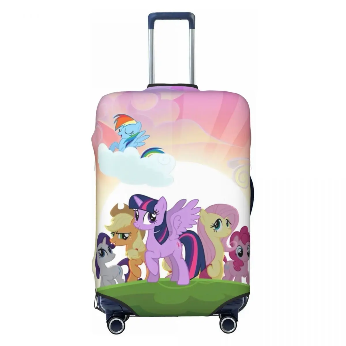 MINISO My Little P-pony Suitcase Cover Flight Travel Strectch Luggage Case Protection