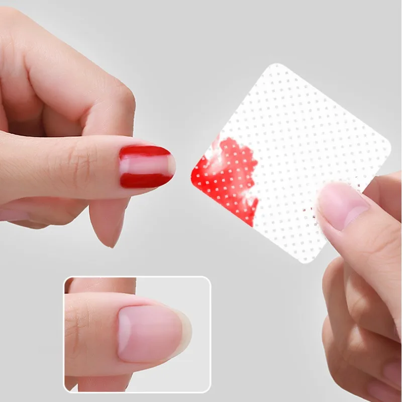 400 個糸くずの出ないネイルワイプジェルクレンジングティッシュアルミフリーマニキュアリムーバーパッド NaiArt 美容クリーニングケアツール