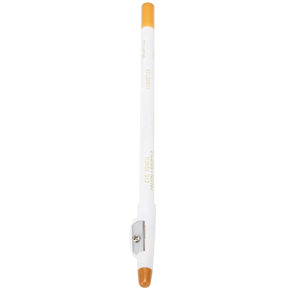 2pcs Professional Minerals Beard Lineup Pen With Sharpener Easy To Use Beard Pencil Filler White Color Beard Shaping Tool