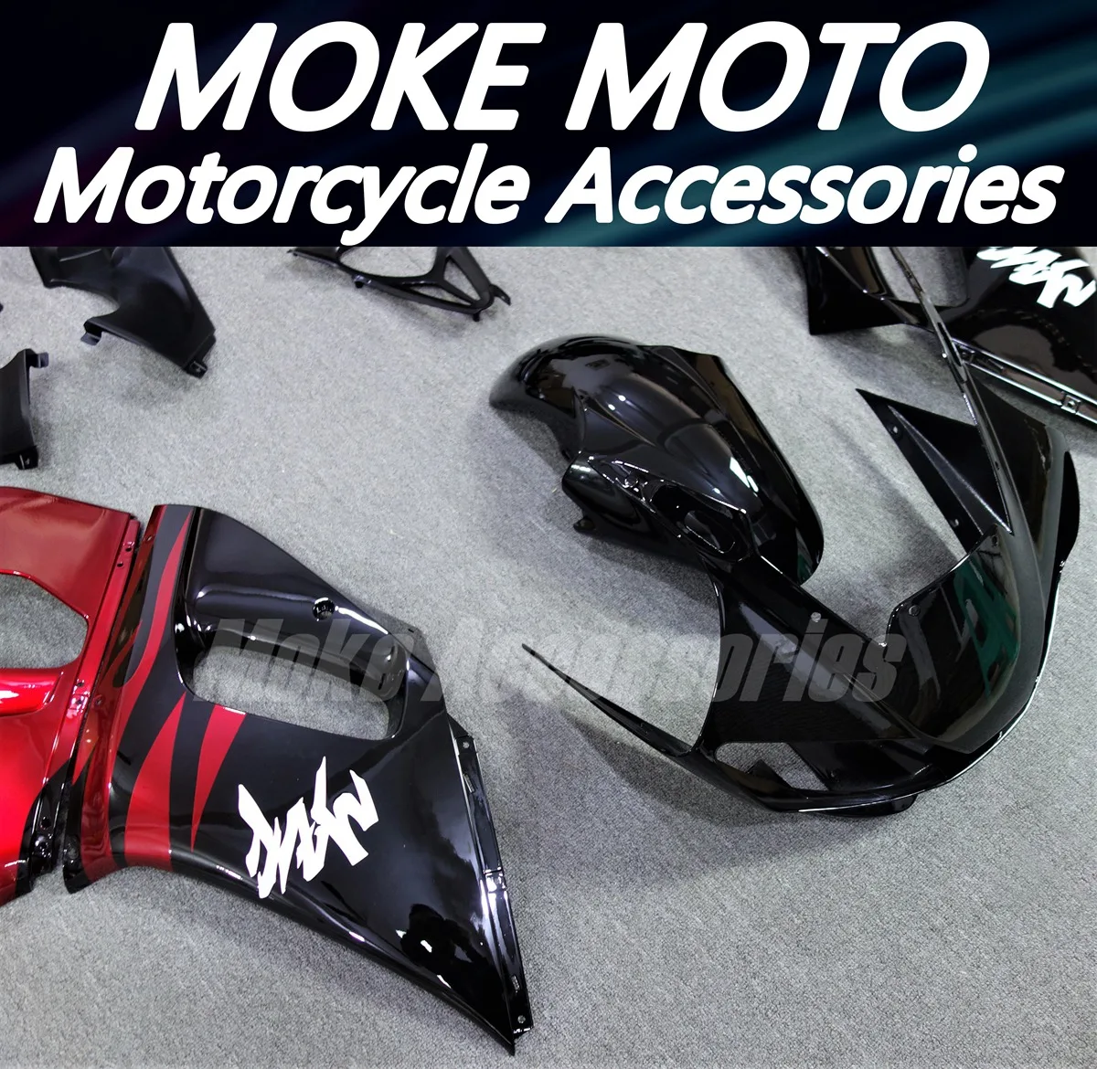 Motorcycle Fairings Kit Fit For Yzf R6 1998 1999 2000 2001 2002 Bodywork Set High Quality Abs Injection New Red Black