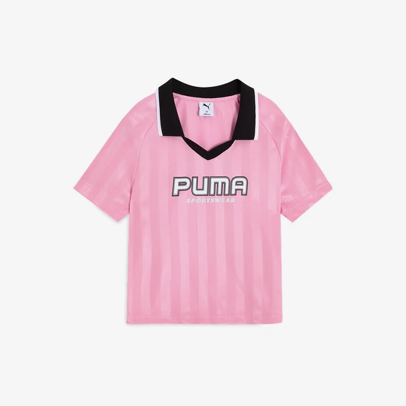 Puma Polo a maniche corte con risvolto casual semplice da donna estiva genuina 631726-90