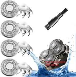 WAHFOX 4 PCS Shaver Replacement Blades For Skull Pitbull Carver PRO 4 Head Replacement Blade Fit SKULL SHAVER