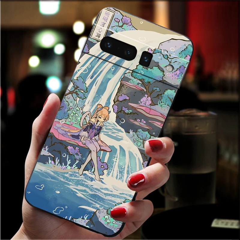 Genshin Impact Anime Phone Case For Google Pixel 9 Pro XL 8 7 6 Pro Pixel 8A 7A 6A 4A 3A 3XL Pixel 8 7 6 5 4