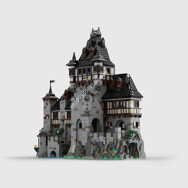 3996개 MOC 브릭버그 성 모델 블록 DIY 창의적인 브릭 교육용 어린이 건축 장난감 아이디어 크리스마스 선물