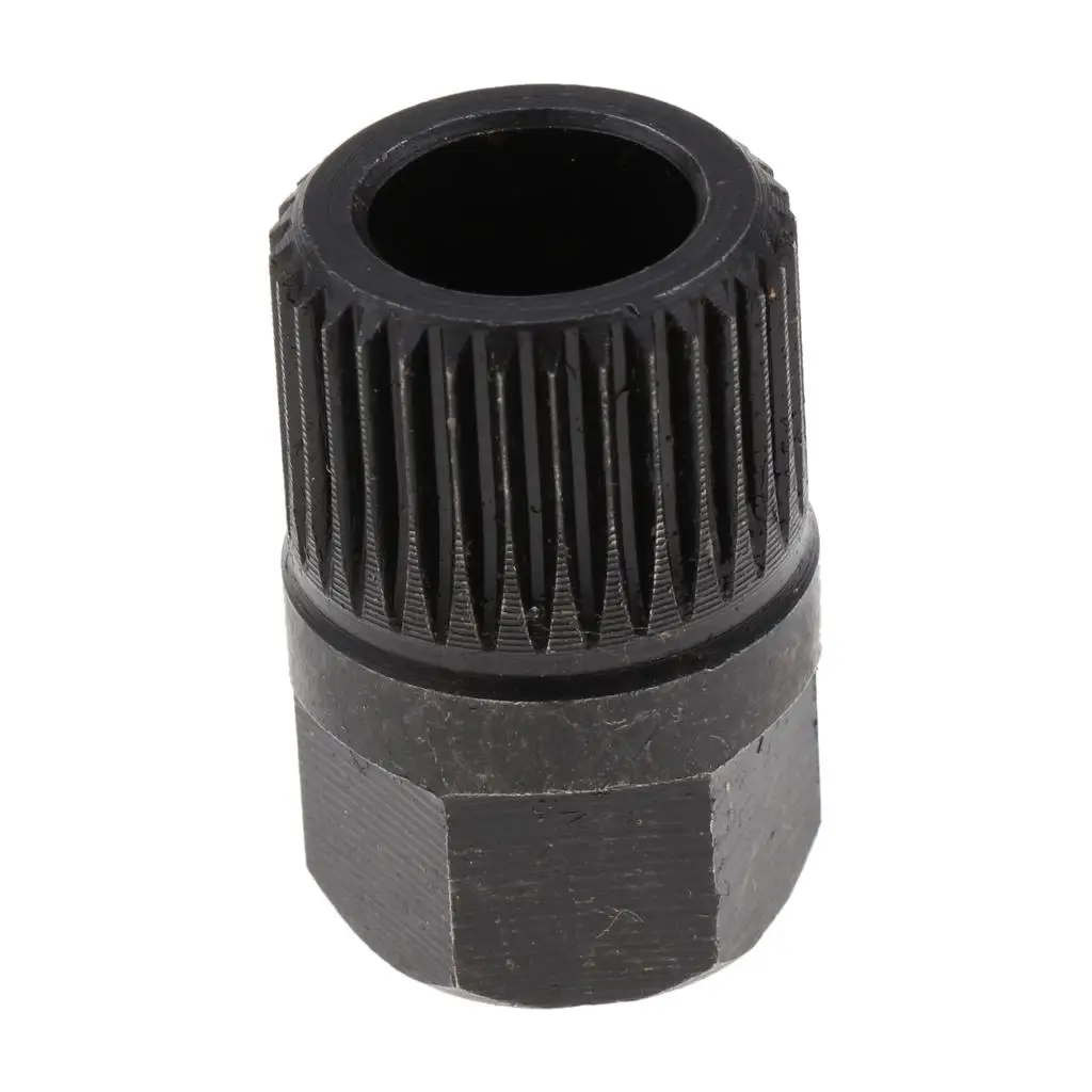 V-Belt Free Wheel Polea poulie Pulley Center Bolt Removal Alternator 33T Socket Tool for Volvo Automobiles & Motorcycles Parts