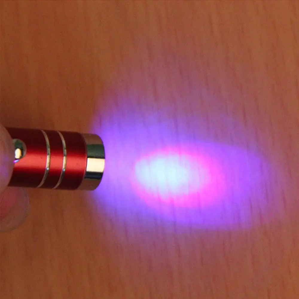 Multi-function Portable Detector Money Detection Money Check ID Currency Keychain Lamp LED UV Torch UV Light Flashlight