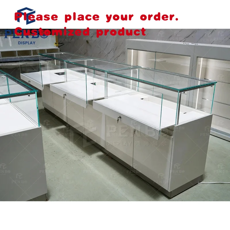 custom.Custom Jewelry Watches Store Furniture Design Available Premium Plywood Bulletproof Lockable Glass Jewelry Wooden Shop Co