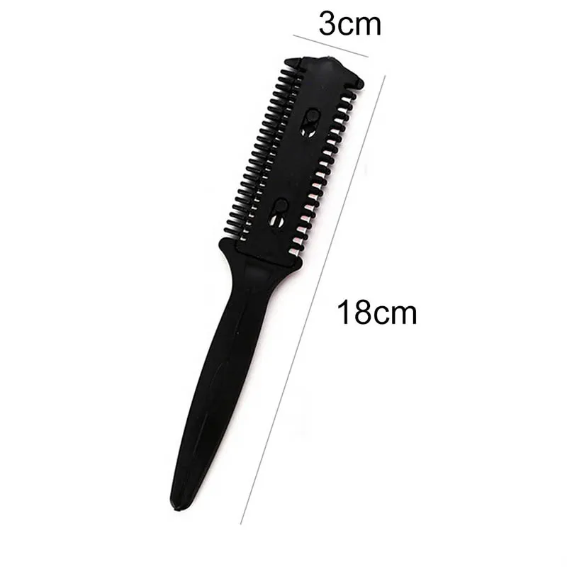 Trimmer Styling Tool 1Pc Safety Hairdressing Thinning Trimmer Colorful Hair Razor Comb Scisso Men Women Hair