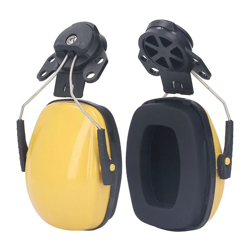 Hard Hat Mounted Hearing Protection Earmuffs, Industrial Noise Reduction Safety Ear Muffs for Construction Work Site