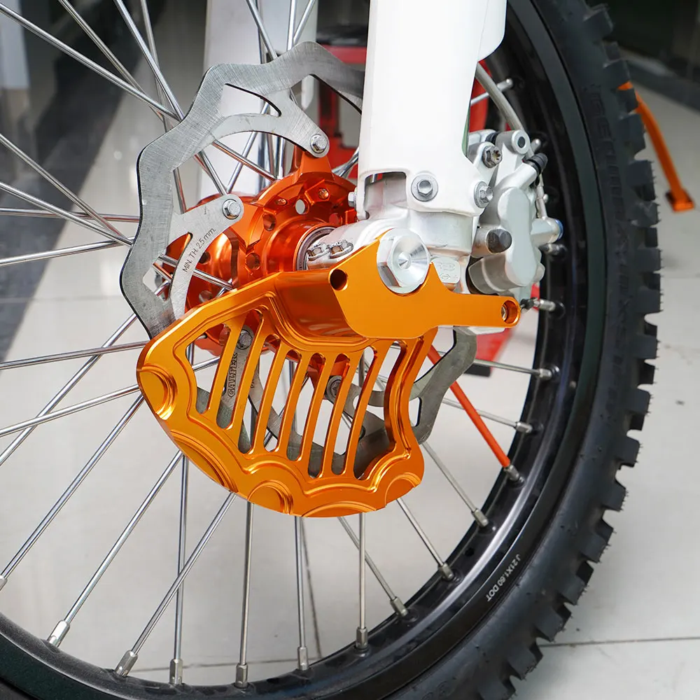 (EU-Lager) Für GasGas EC 300 EC 250 EX 300 MC 125 2021-2023 Vorderer Bremsscheibenschutz EC 450F ES 350F MC 250F 450F – Detail 2