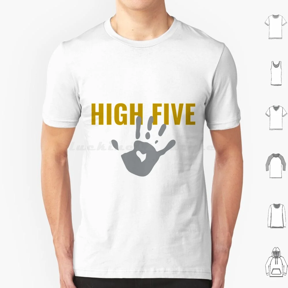T-shirt Hi Five grande taille 100% coton Seinfeld Jerry Seinfeld Kramer George 90s Sitcom Funny Tv Elaine Benes Elaine Festivus