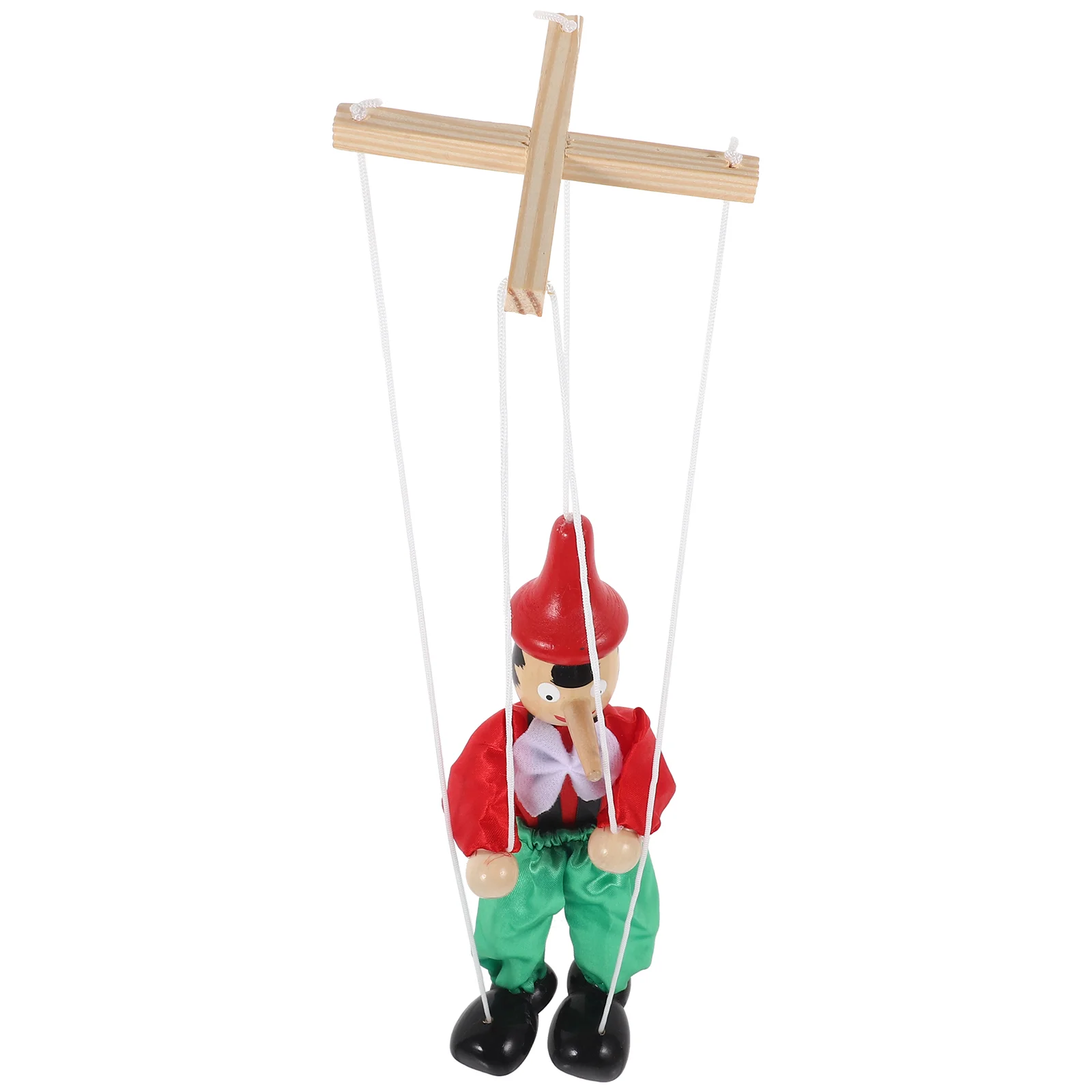 Marionetas para niños de 8 a 10 años, juguetes divertidos, figuritas interactivas de madera sin terminar, tela para niños