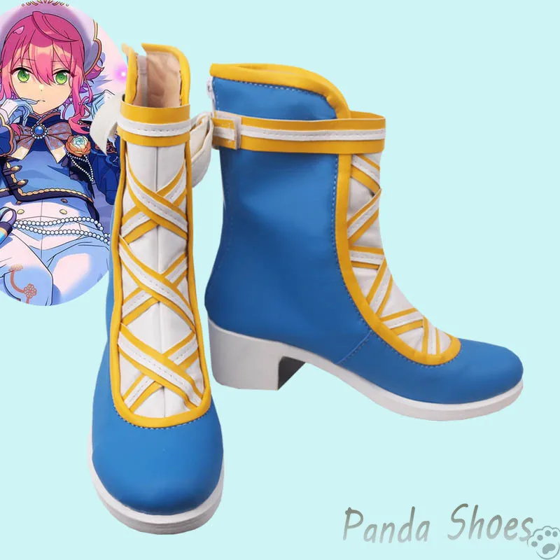 

Himemiya Tori Ensemble Stars Cosplay Shoes Comic Anime Game Cos Long Boots Cosplay Costume Prop Shoes for Con Halloween Party