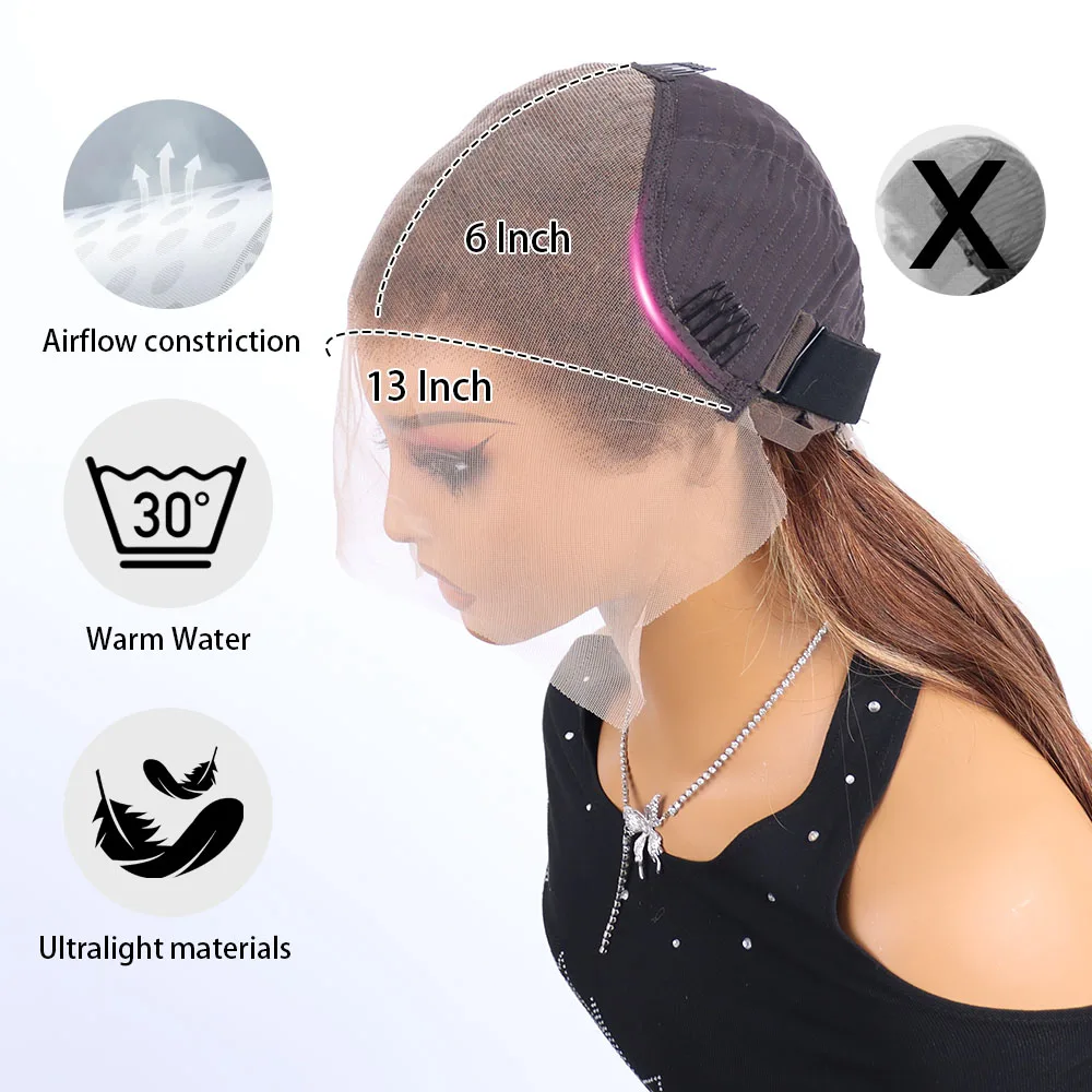 40 polegada destaque peruca de cabelo humano 220 densidade em linha reta frente do laço perucas de cabelo humano 13x6 hd transparente laço frontal peruca de cabelo humano