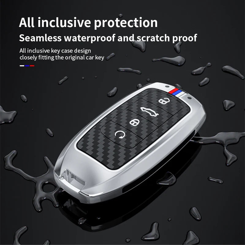 Alloy Car Remote Key Case Cover for Chery Omoda 5 for Chery Tiggo 8 2022 Pro 7 Arrizo 5 Tiggo 8 Plus New 5 plus 7pro 2022 Max
