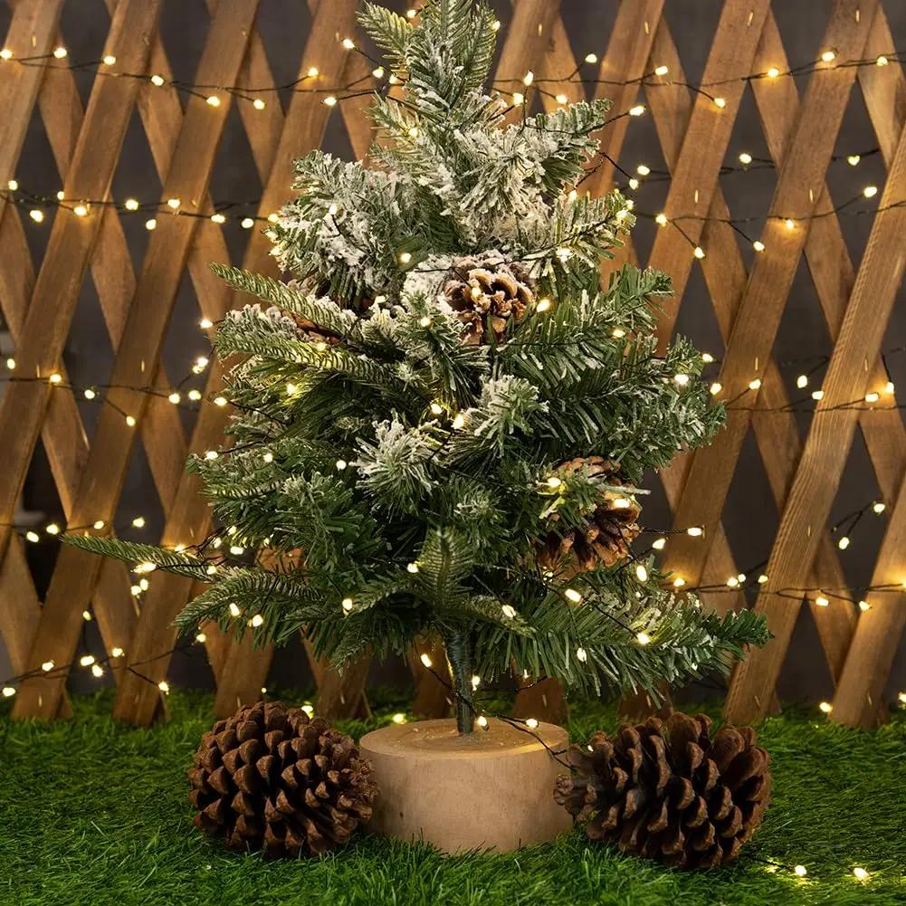 Fairy Lights Green Wire Outdoor 36M Cluster Christmas Tree LED String Light Garland For New Year Street Party Wedding Decoration