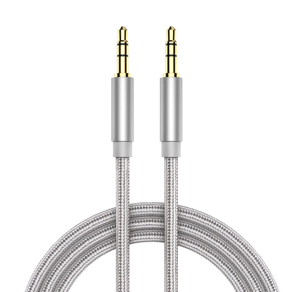 Aux-Kabel, 3 5 mm Klinke auf 3 5 Klinke, männlich, Auto-Hilfs-Audiokabel, Draht für Telefon, Kopfhörer, Lautsprecher, Laptop, Auto, 3,5-Klinkenkabel