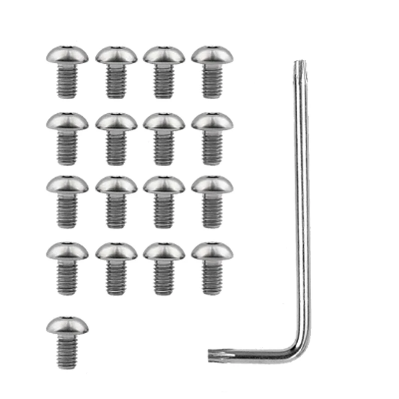 17Pcs Bottom Battery Cover Screws Replacement Metal Screws for M365 Scooter