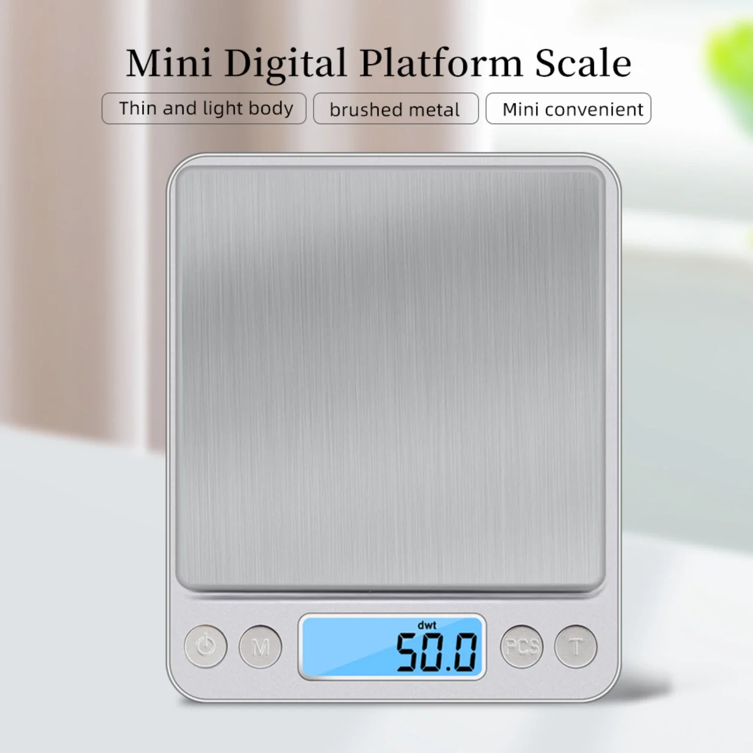 Portable Mini Electronic Digital Kitchen Precision Gold Gram Scale 0.1g/3kg LCD 500 High Accuracy Jewelry Weight Balance