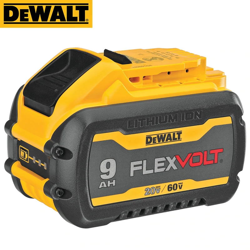 Аккумулятор DEWALT DCB609, 20 в/60 в, 9,0 Ач, макс. Flexvolt, Оригинальная литий-ионная батарея для электроинструментов