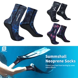 Calcetines de neopreno de 3 mm Calcetines de buceo para hombres y mujeres Calcetines de neopreno para deportes acuáticos Natación Kayak Calcetines de buceo