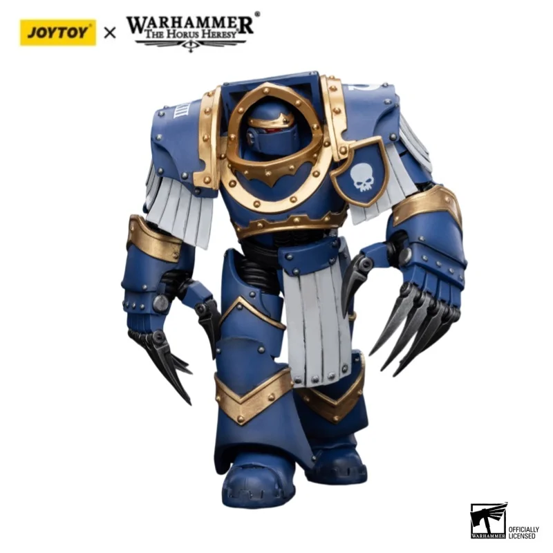 

JOYTOY Warhammer 40000/40k The Horus Heresy Ultramarines Cataphractii Terminator Squad Terminator with Lightning Claws Figure