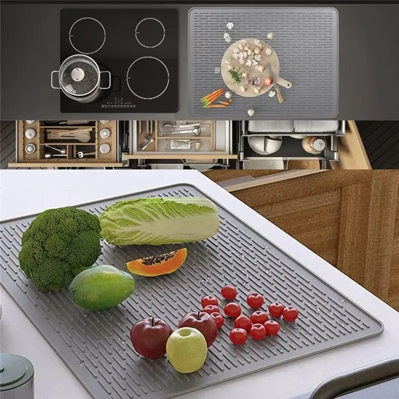 جعل موقد أعلى يغطي لموقد كهربائي موقد أعلى يغطي لمقاومات موقد كهربائي سيليكون موقد أعلى حامي حصيرة #2