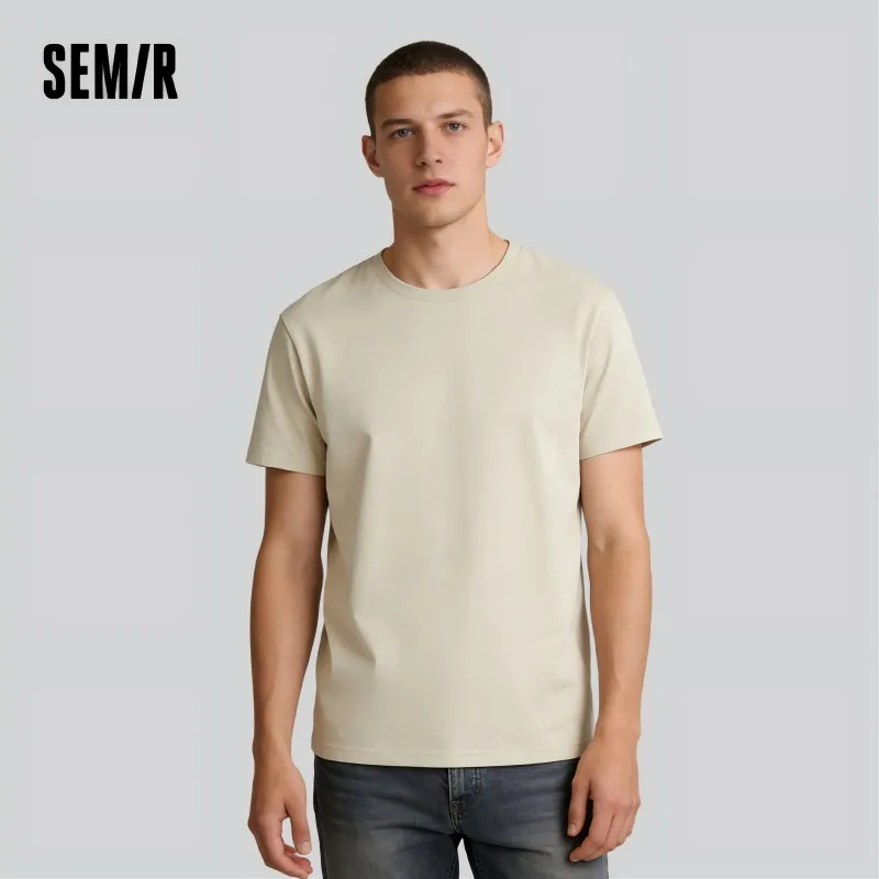 SEMIR T Shirt Men Fashion Casual Cotton T-shirts Men White Tee Shirts Short Sleeve Streetwear Summer Tops For Male